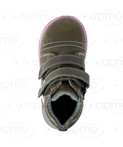 Ботинки на байке серые 404-22