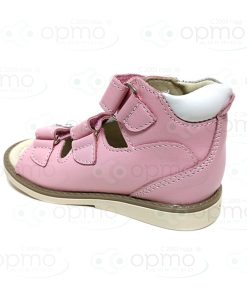 Сандалики розовые с белым 161-411