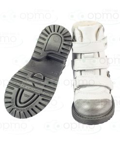 Ботинки на меху белые 153-03